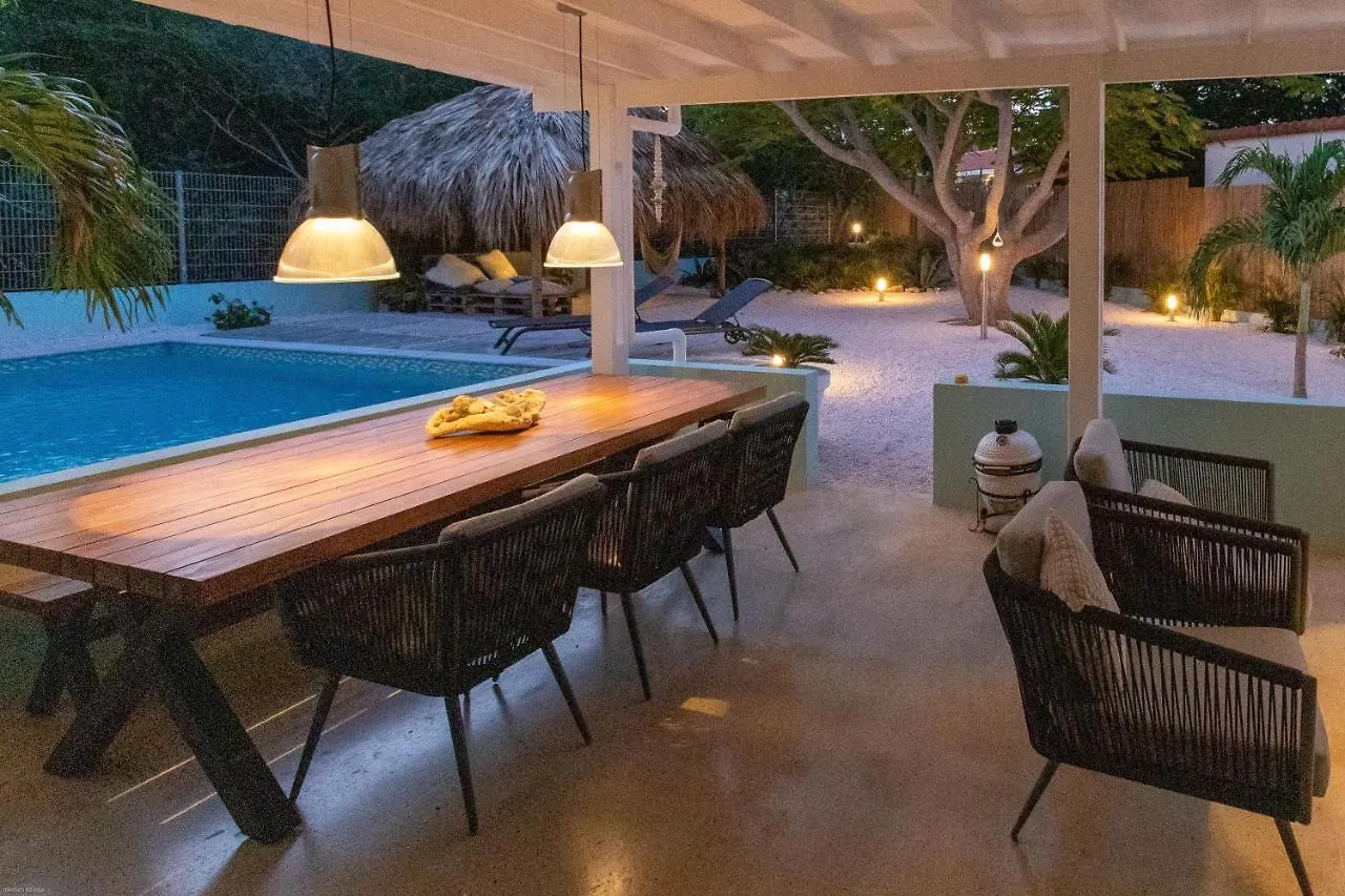 Paradijselijke Villa Met Prive Zwembad, Palapa, Tropische Tuin En Rondom Privacy Grote Berg Curaçao